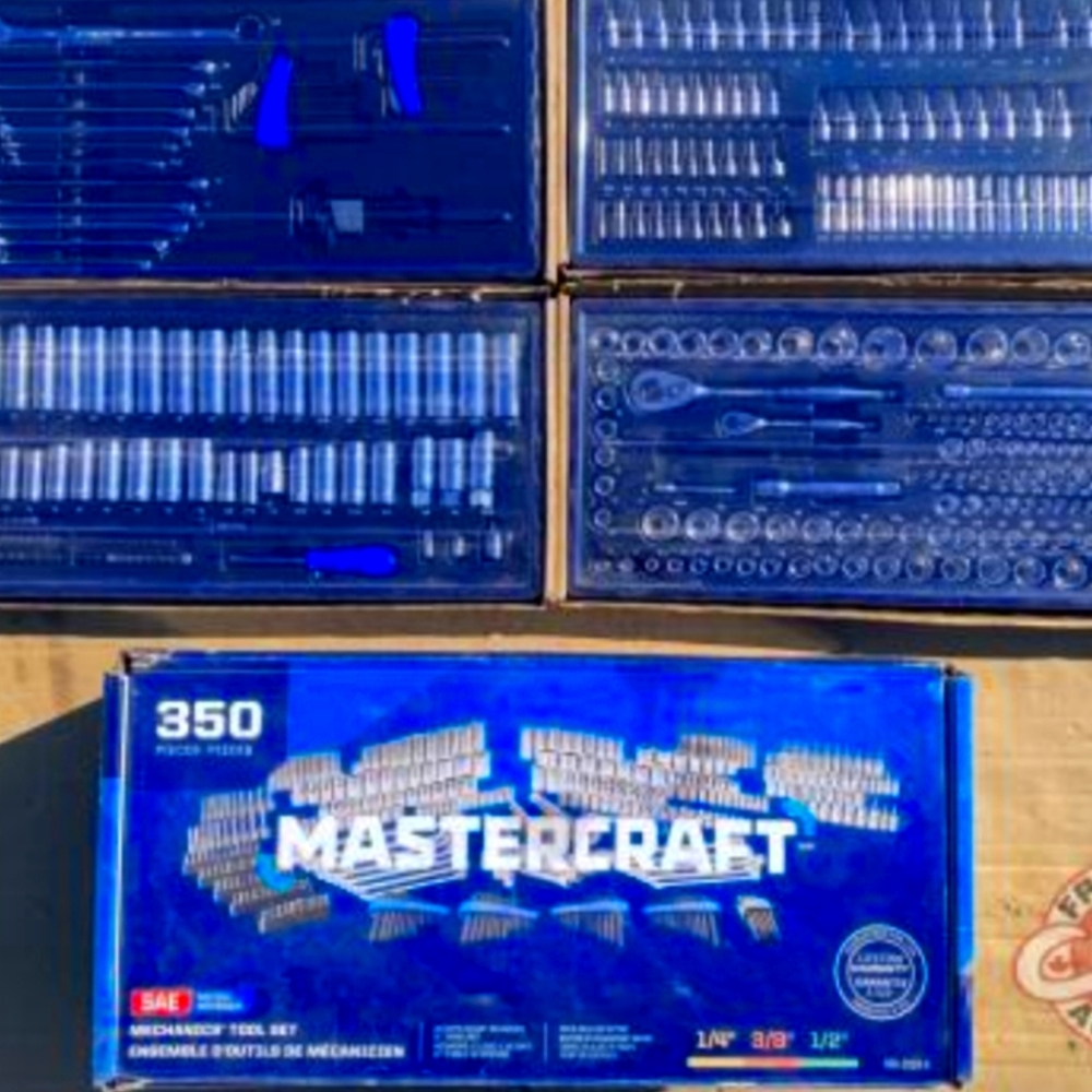 350 TOOLS PCS Mastercraft LIFETIME WARRANTY NEW
